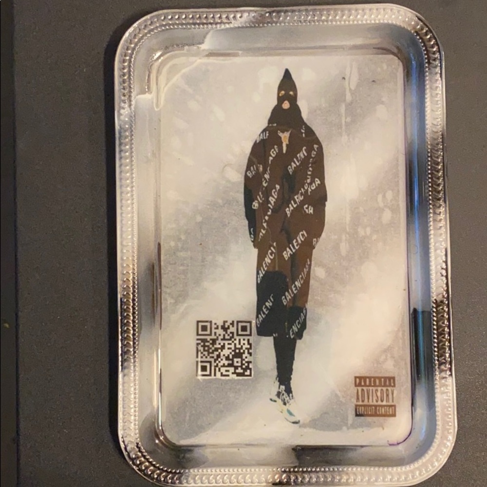 COPY - Custom Art Tray with QR Code to YouTube li…